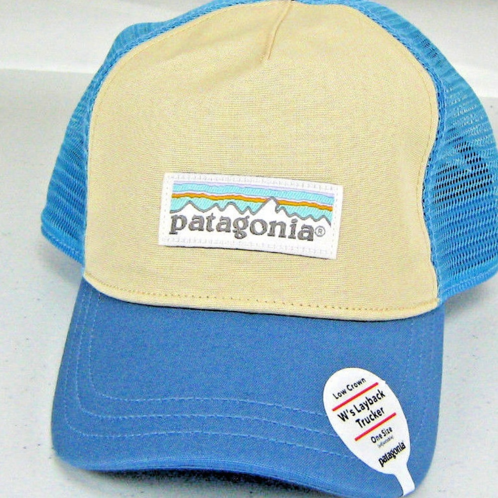 Patagonia Pastel P-6 Label Layback Trucker Hat
